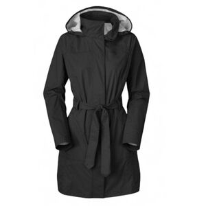 The North Face Charcoal Hooded Trench Coat